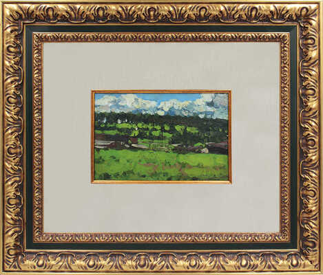 Туржанский Леонард Викторович.  Летний день. Урал. Облака 